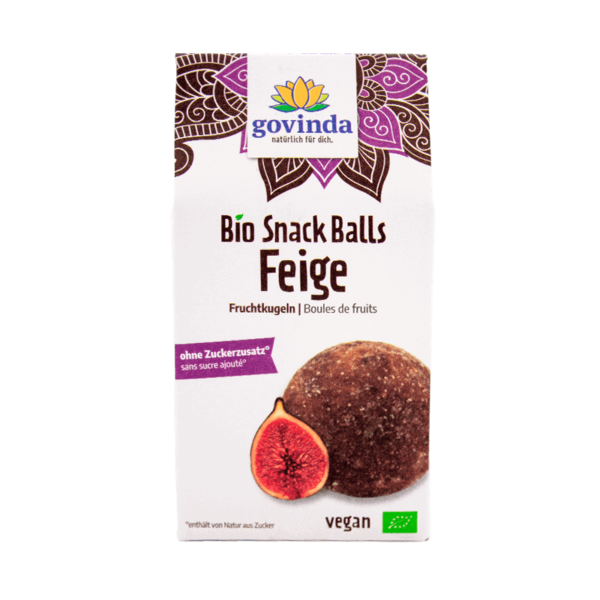 Био сладки от фурми и смокини Snack Balls 100 г, Govinda