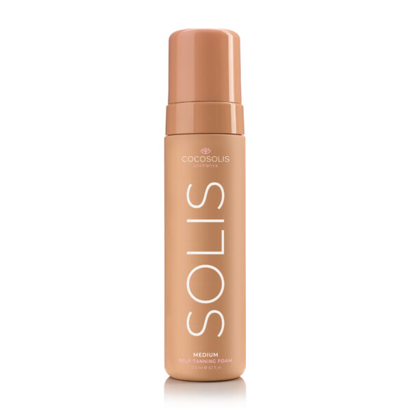 Solis Medium Self- tanning Foam, Автобронзираща пяна за лице и тяло 200 мл, Cocosolis