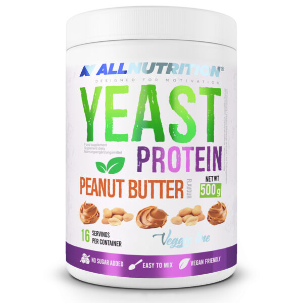 Протеин от дрожди, Yeast Protein фъстъчено масло, 500 г, Allnutrition