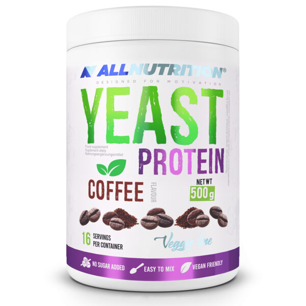 Протеин от дрожди, Yeast Protein кафе, 500 г, Allnutrition