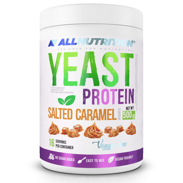 Протеин от дрожди, Yeast Protein солен карамел, 500 г, Allnutrition