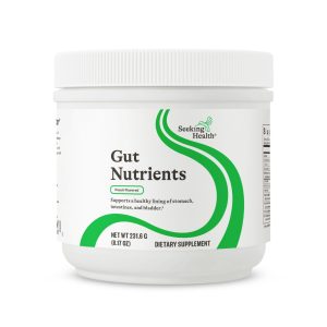 Стомашно-чревен комплекс, Gut Nutrients с вкус на праскова, 231.6 г, Seeking Health