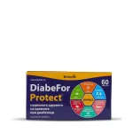 Диабефор Протект, DiabeFor Protect, За здрави органи при Диабетиците, 60 таблетки, Botanic