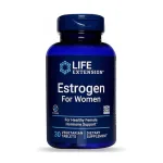 Естроген, Estrogen for women, За нормален хормонален баланс при жените, 30 таблетки, Life Extension