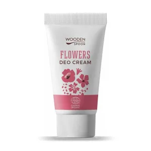 Био крем-дезодорант, Deo Cream Flowers, 40 мл, Wooden Spoon