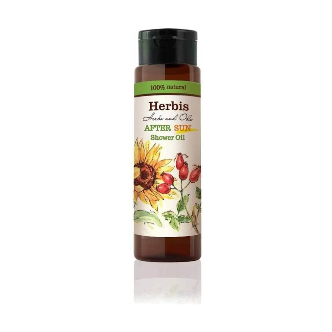 Натурално душ-олио за след слънце, After Sun Shower oil, 200мл, Herbis Натурално душ-олио за след слънце, After Sun Shower oil, 200мл, Herbis