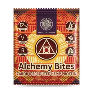 Здравословен десерт с рожков без добавена захар , Alchemy Bites, 40 г, Ancestral Superfoods