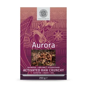 Активирана гранола с рожков и сушени смокини, Activated raw crunchy Aurora, 250г, Ancestral Superfoods