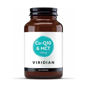 Коензим Q10 100мг MCT, 30 капсули Viridian