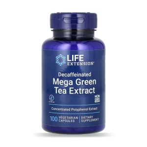 Екстракт от зелен чай без кофеин, Mega green tea extract, 100 капс., Life Extension