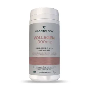 Волаген, Vollagen Vegan Collagen,1000mg,60 капсули, Vegetology