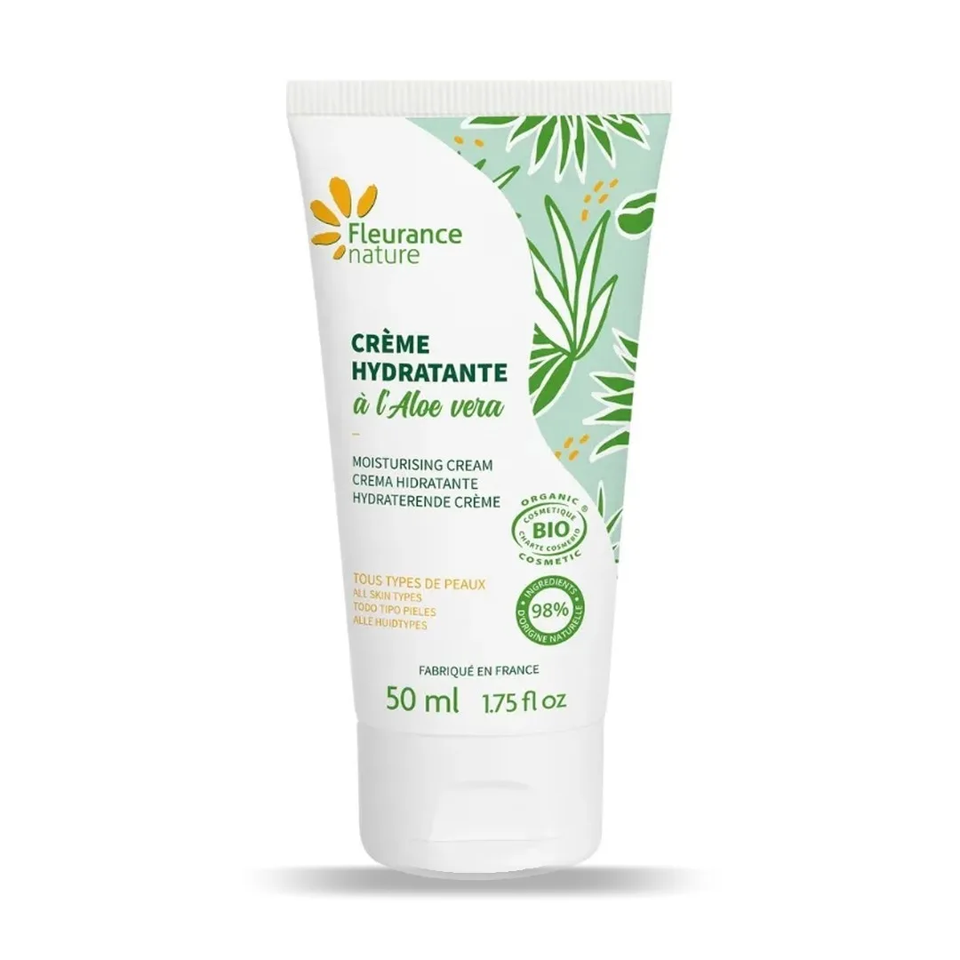 Хидратиращ крем за лице с био алое вера, 50 ml, Fleurance Nature Хидратиращ крем за лице с био алое вера, 50 ml, Fleurance Nature