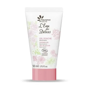 Душ гел с роза и жасмин, 50ml, Fleurance Nature